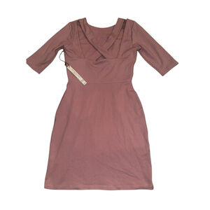 Women's Susana Monaco Mauve Long Sleeve Dress S